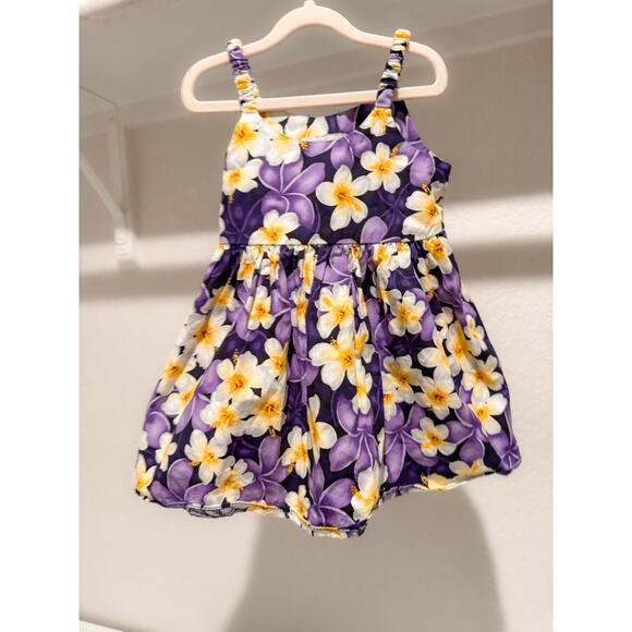 Pacific Legend Dress 12-18 mo Hawaiian Girls Purple Hibiscus Made In Hawaii - Picture 7 of 14